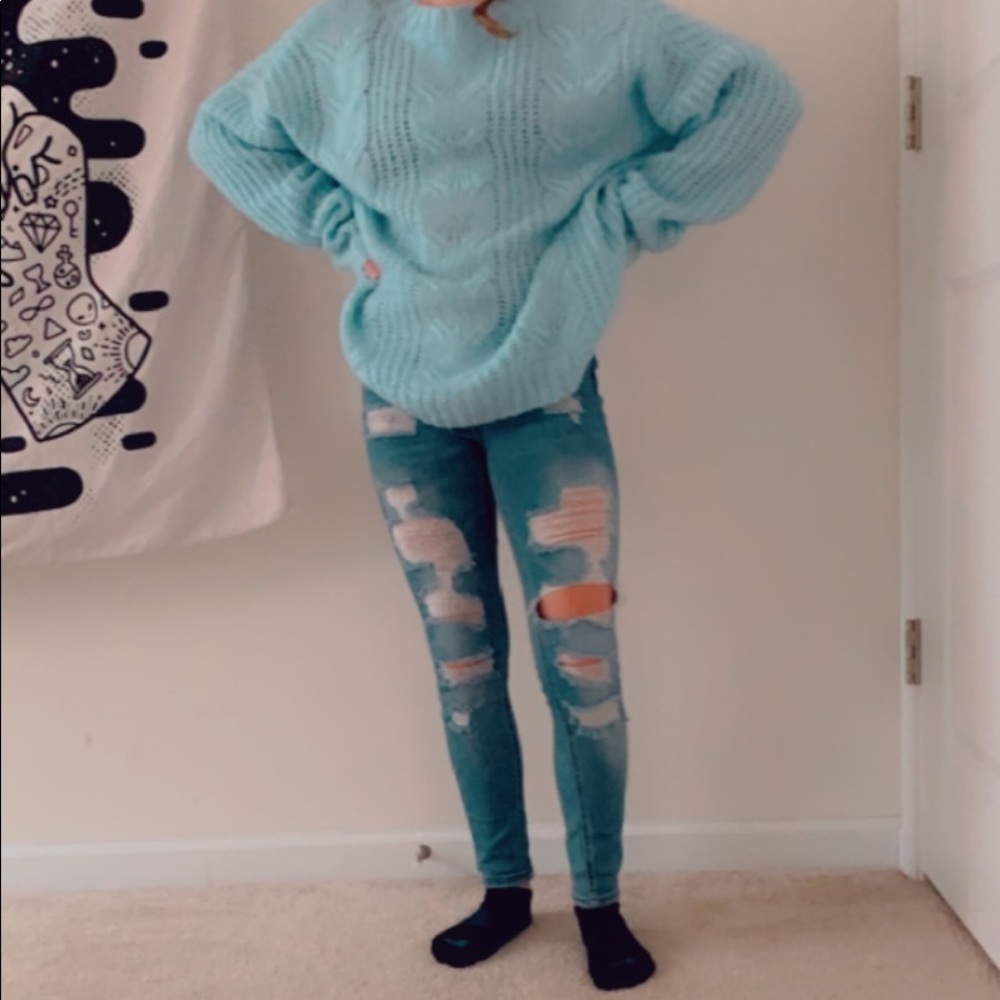 Blue Sweater